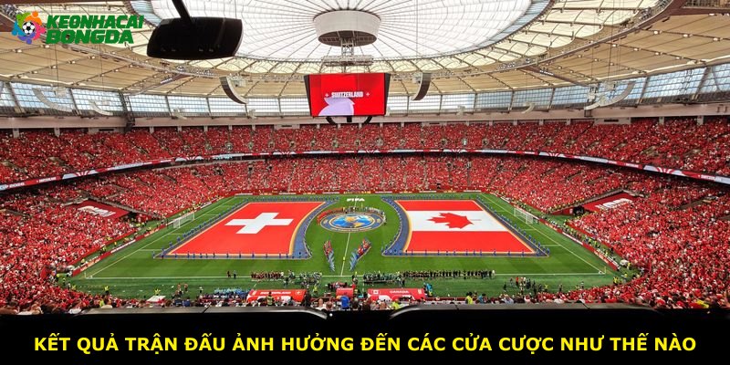 Kết quả trận đấu ảnh hưởng đến các cửa cược như thế nào