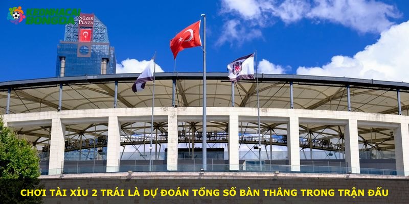 Chơi Tài Xỉu 2 Trái là dự đoán tổng số bàn thắng trong trận đấu